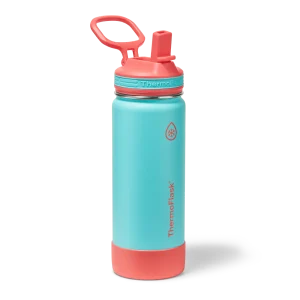 18oz Water Bottle with Straw Lid